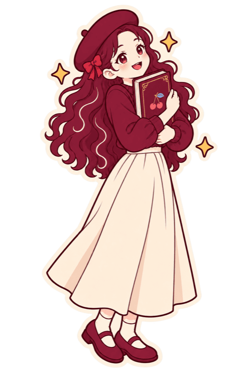 She hugs a finished book, beaming